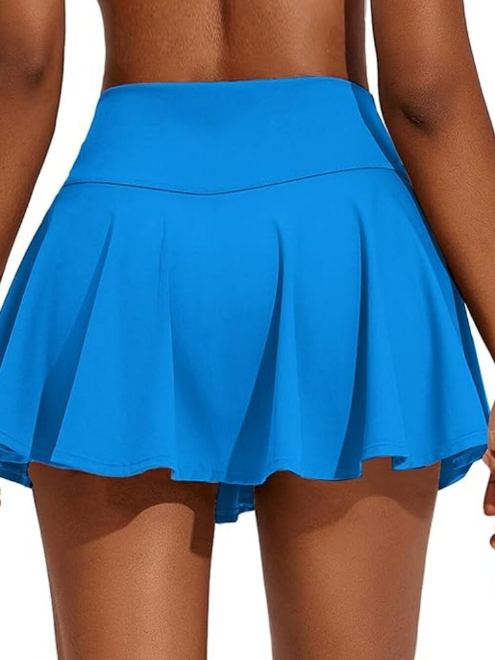 Womens Pleated Tennis Skirt Skort High Waist Athletic Golf Skirt with Pockets
